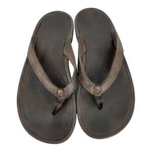 Olukai Ohana women’s brown sandals size 8
